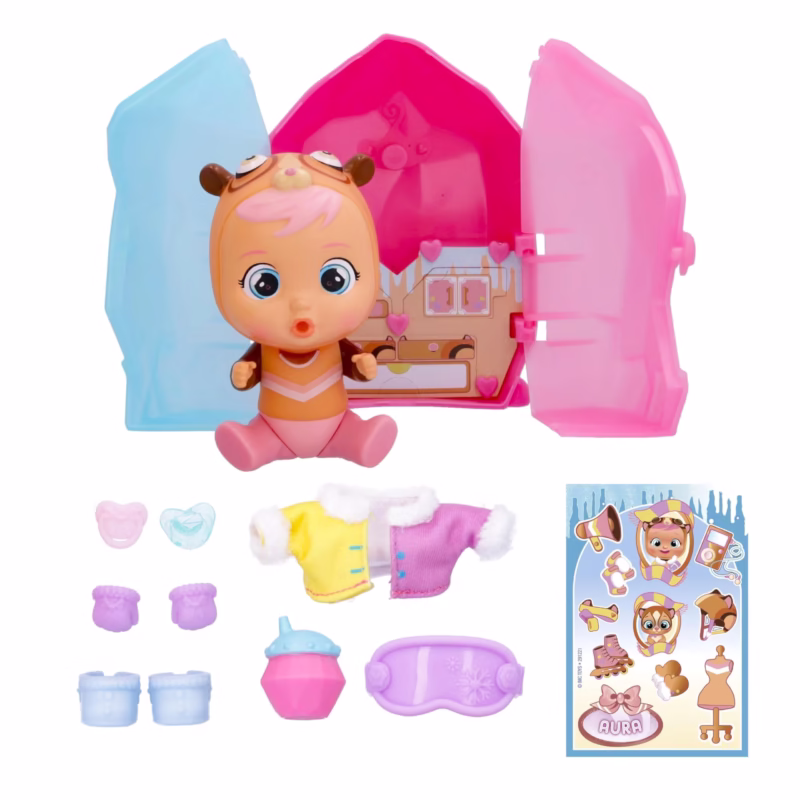 Action Figure Cry Babies Magic Tears Icy World I Adore VIP Pets Mini Fans Hairdresser Pet Blind Box Dolls Toys with Spring Vibes - Image 3