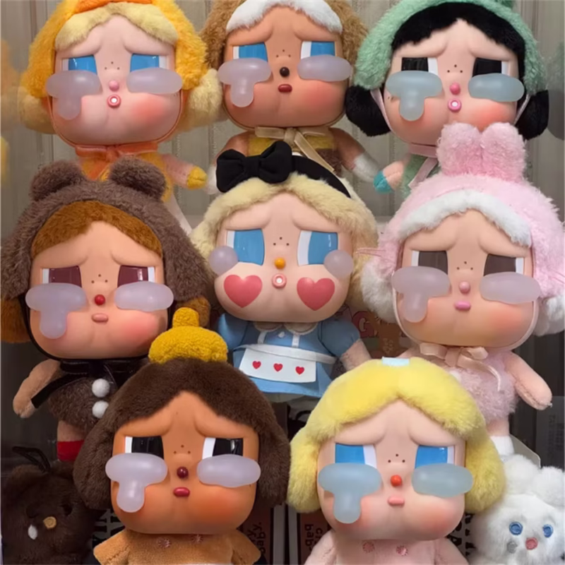 Accessible Vinyl Face Doll Keychains from the Crybaby Crying Again Series for Pendant Decoration in a Blind Box Birthday Present: Plush Toy Mystery Bag - Image 3