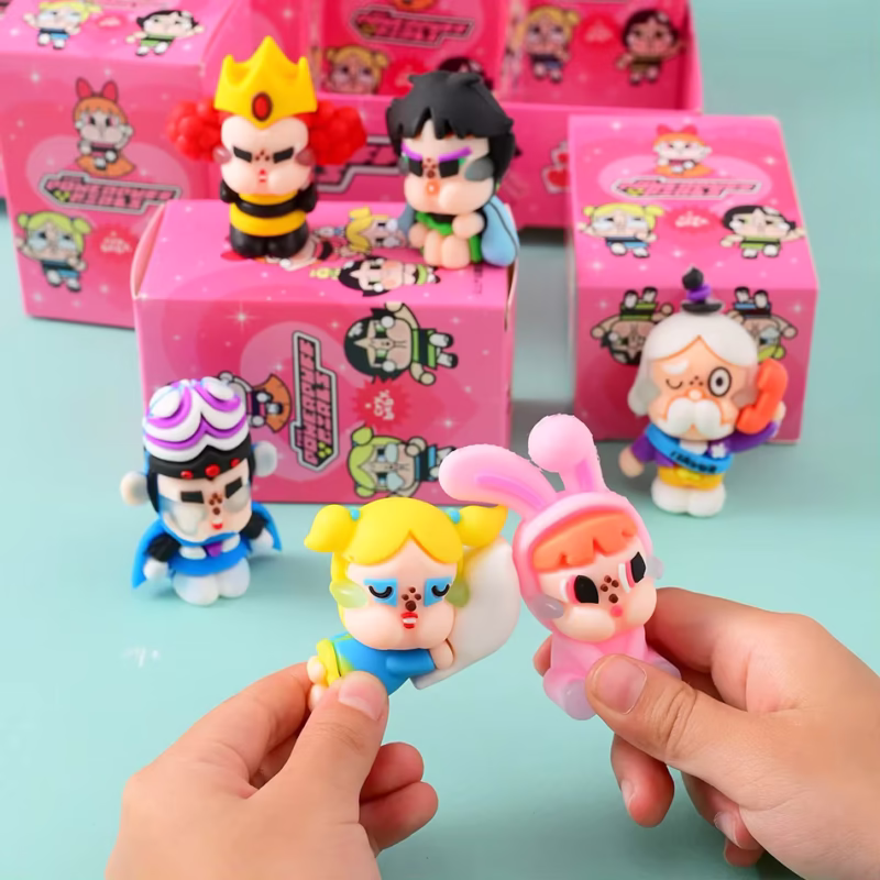 Superior CRYBABY X Powerpuff Girls Series Box Toys Guess Bag Mistery Caixa for Girls Cute Model Action Figure Surpresa - Image 3