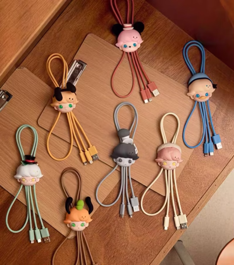 LABUBU Anime Figure Blind Box New Pop Mart Baby Molly Crypto Cable LABUBU Keyring Backpack Ornament Toy in a Mystery Box - Image 4