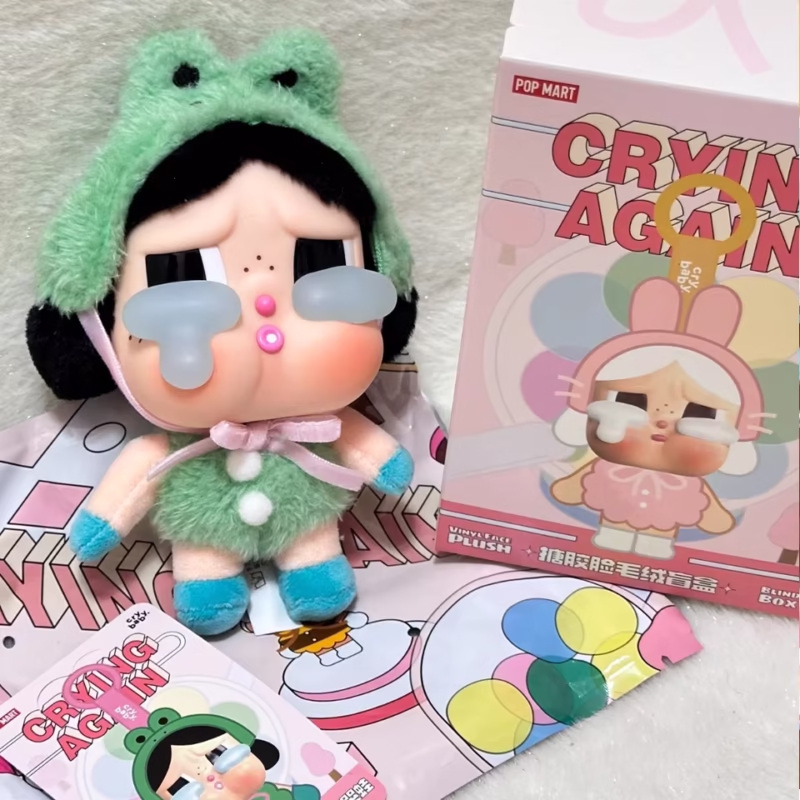 Grab your 2025 New Real Crybaby Crying Again Series Blind Box Figures for Toy Gifts: Vinyl Face Doll Crybaby Pendant Keychain Mystery Box - Image 2