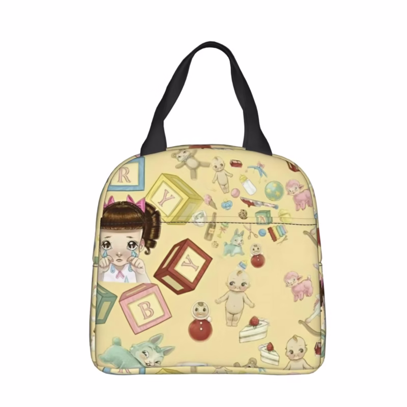 Meal Container Leakproof Tote Lunch Box Food Handbags Melanies Martinez Cry Baby Insulated Lunch Bag Thermal Bag Portals Workplace - Image 2