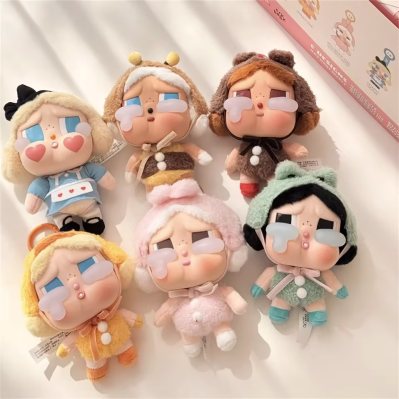Accessible Vinyl Face Doll Keychains from the Crybaby Crying Again Series for Pendant Decoration in a Blind Box Birthday Present: Plush Toy Mystery Bag - Image 2