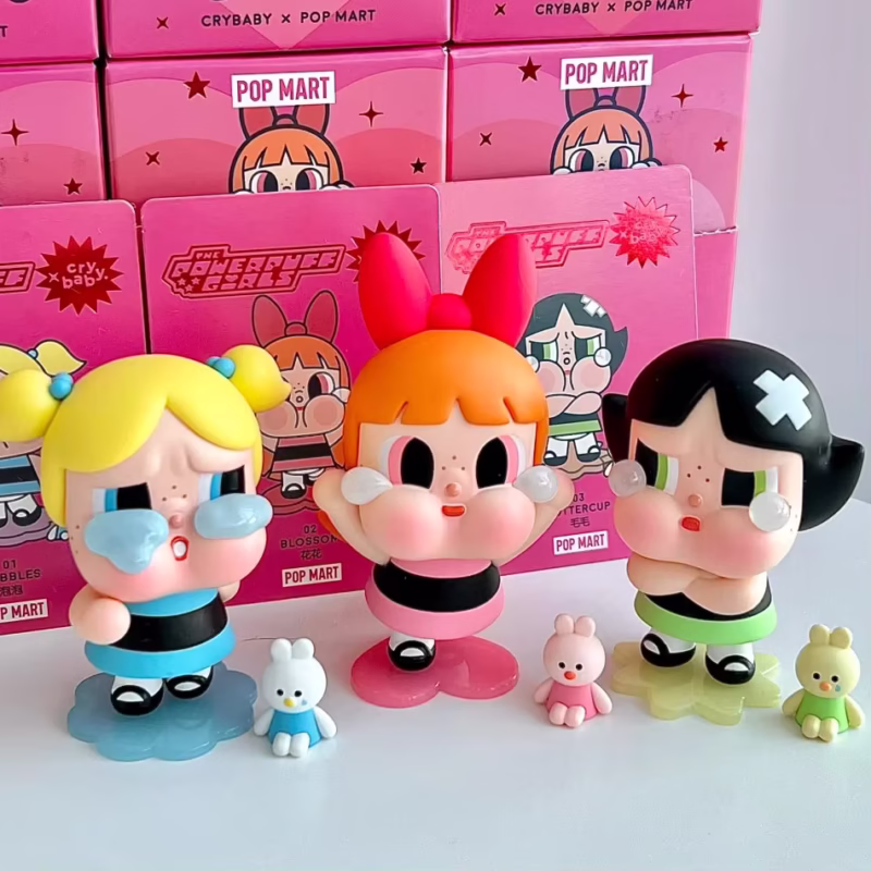 Superior CRYBABY X Powerpuff Girls Series Box Toys Guess Bag Mistery Caixa for Girls Cute Model Action Figure Surpresa - Image 2