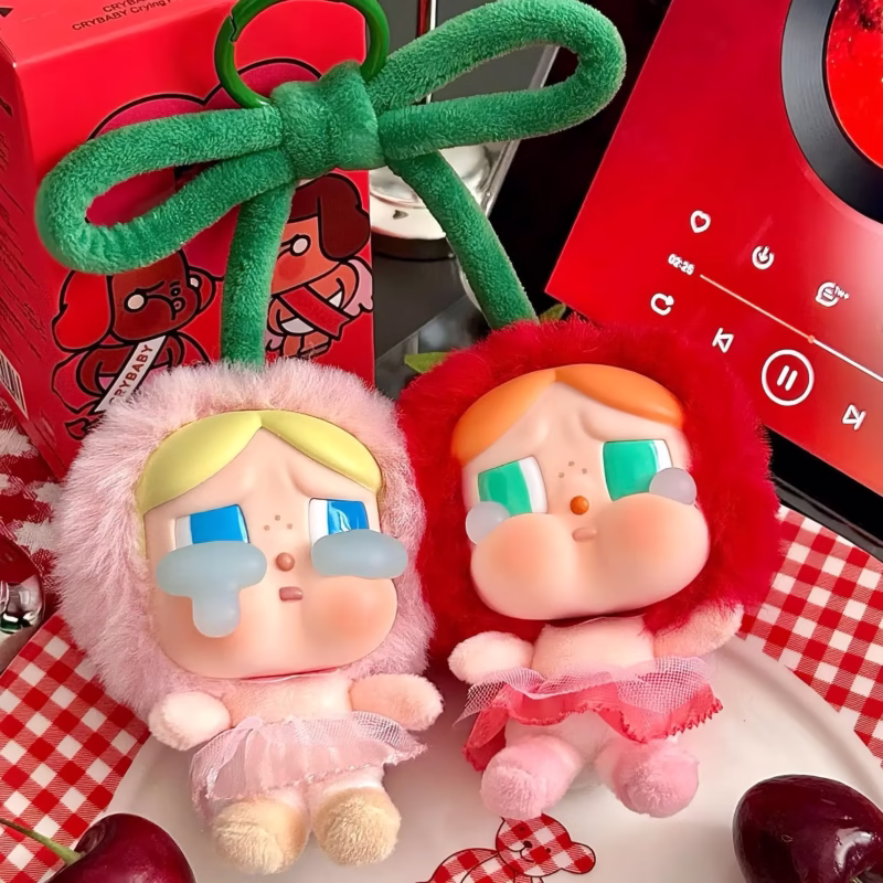 Series of Real Crybabies Weeping for Love Adorable Love You, Cherry Much Figures Vinyl Face Doll Hanging Card Gift Keychain Pendant - Image 3