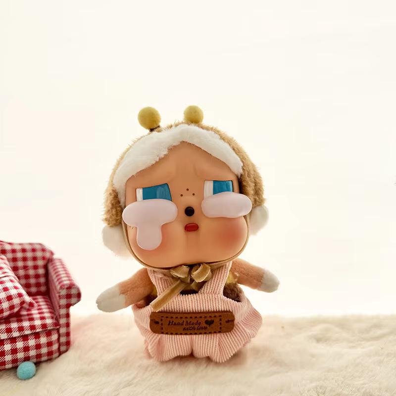 POPMART CRYBABY Mystery Box: CRYBABY Sad Club Series – Plush Flower Blind Box 1PC/6PCS